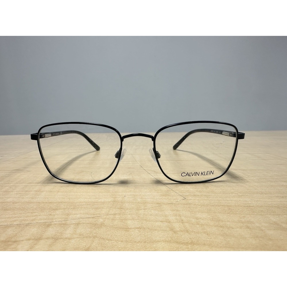 Calvin Klein CK21301 001 Black Square Eyeglasses Frames 53-20-145
